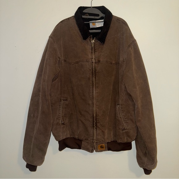 Carhartt Vintage Brown Bomber 2XL TALL JQ3382 - Picture 1 of 16